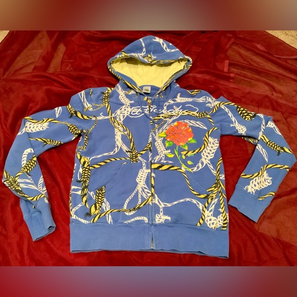 Ed Hardy Other - ED HARDY HOODIE by Christian Audigier**Hollywood **P2P: 18” sh to hem 22”